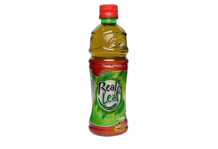 Real Leaf Honey Apple 480ml