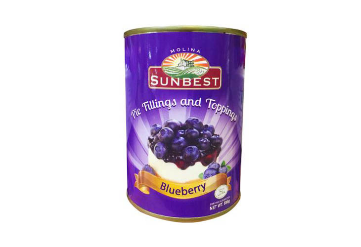 Sunbest Pie Filing & Topping Blueberry 595g