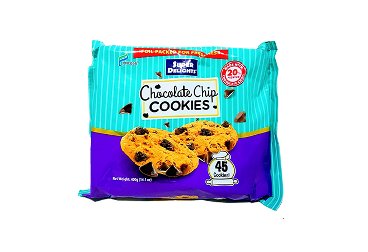 Super Delight Regular Choco Chip Cookie 400g