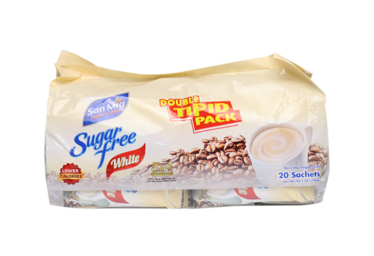 San Mig Sugar Free White Double Tipid 10g 20s