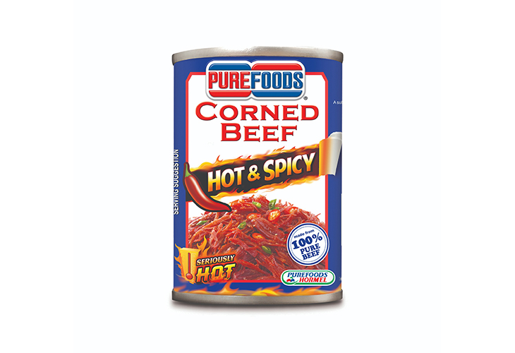 Purefoods Hot & Spicy Corned Beef 150G