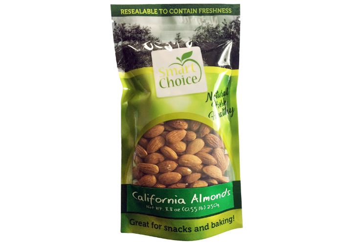 Smart Choice California Almonds 250g