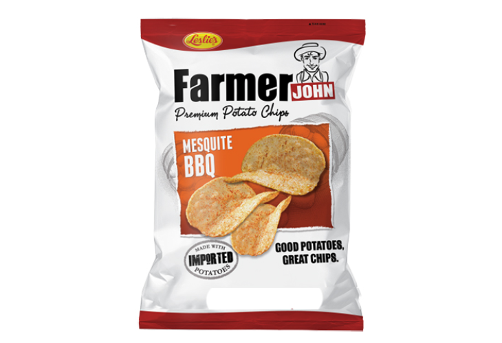 Farmer John Premium Potato Chips Mesquite Bbq 90g