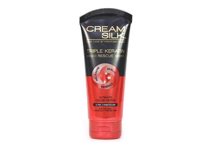 Cream Silk Hair Conditioner Color Revive Triple Keratin Rescue 150ml