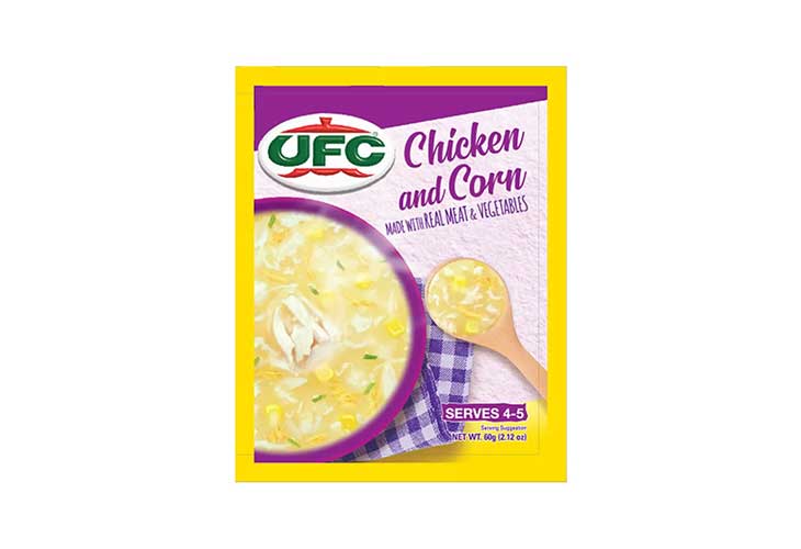 UFC Instant Soups: Chicken and Corn 60g