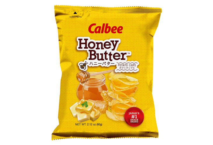 Calbee honey butter potato chips 60g