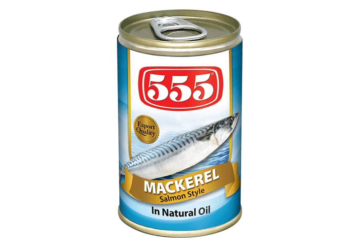 555 Mackerel Natural Oil EOC 425g