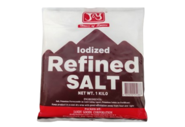 J&Y Iodized Refined Salt 1Kg
