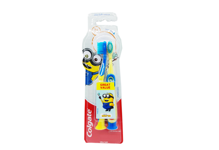 Colgate (Colgate Toothbrush) SMILES - Junior Minions 2-5 Twin (Ultra Soft)