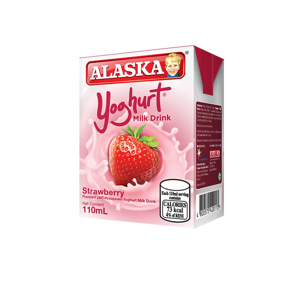 Alaska Yoghurt Strawberry 110ml