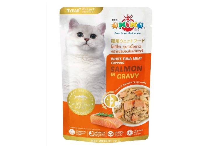 Okiko White Tuna Toppings Salmon Gravy 70g