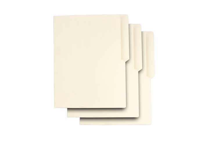 System White Folder 8.5" x 11" 100s