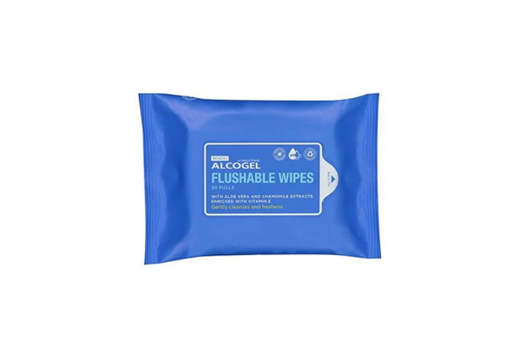 Bench Alcogel Flushable Wipes