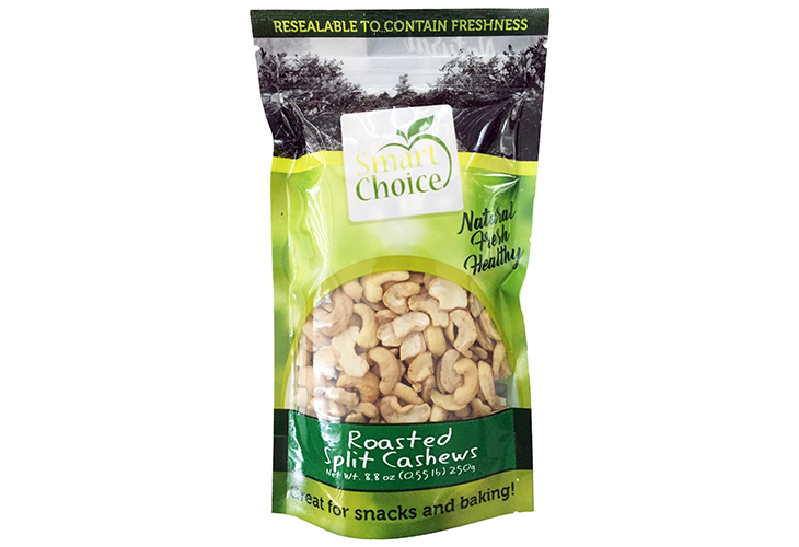 Smart Choice Split Cashew Dry Roasted & No Salt 250g