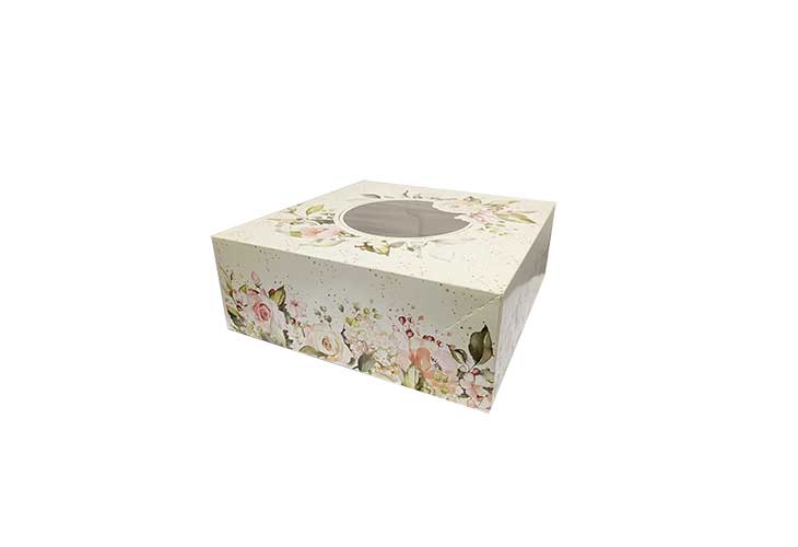 Edison Floral Cake Box 12" x 12" x 4.5"