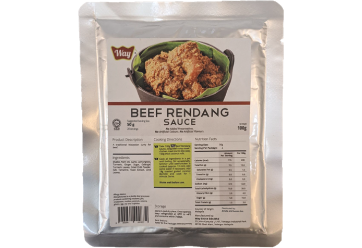 Way Sauce Beef Rendang Sauce 100g