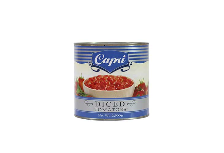 Capri Diced Tomatoes 2,500 G