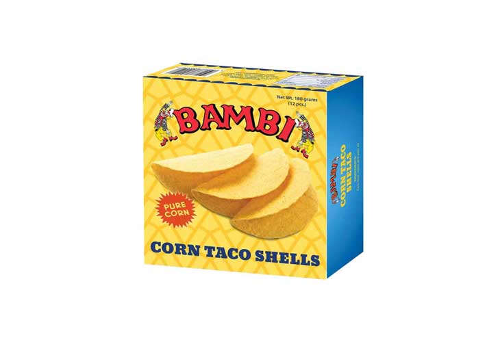 Bambi Corn Tacos Shell 180g