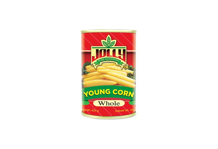 Jolly Corn Young Whole 425g