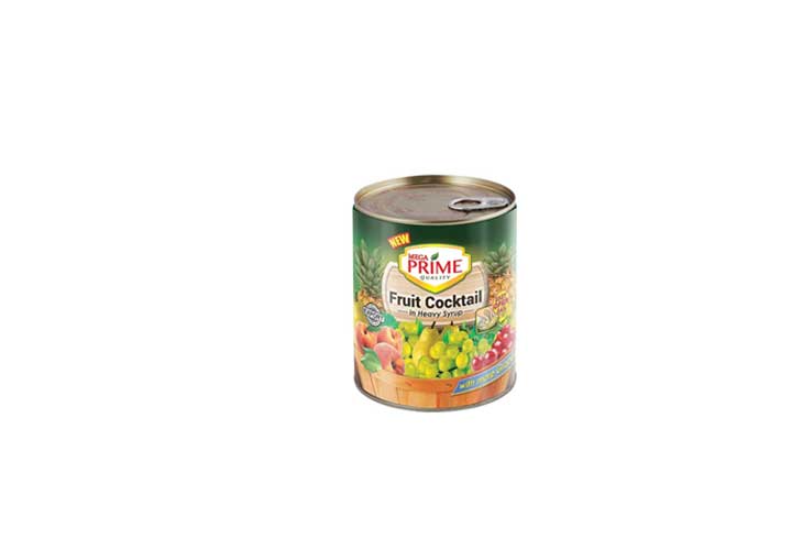 Mega Fruit Cocktail Reg Heavy Syrup 850g