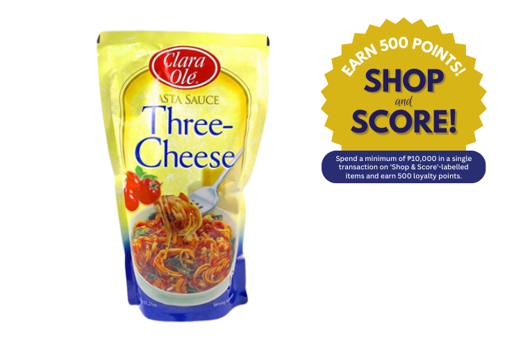 Clara Ole Three Cheese Pasta Sauce 1kg (Shop & Score 500!)