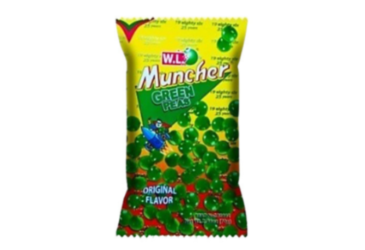 W.L. Muncher Original Green Peas 70g