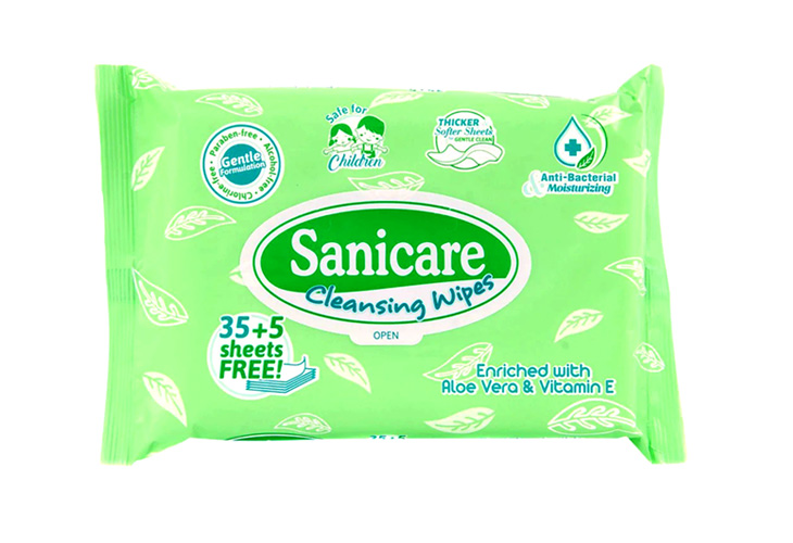 Sanicare Cleansing Wipes 35 sheets