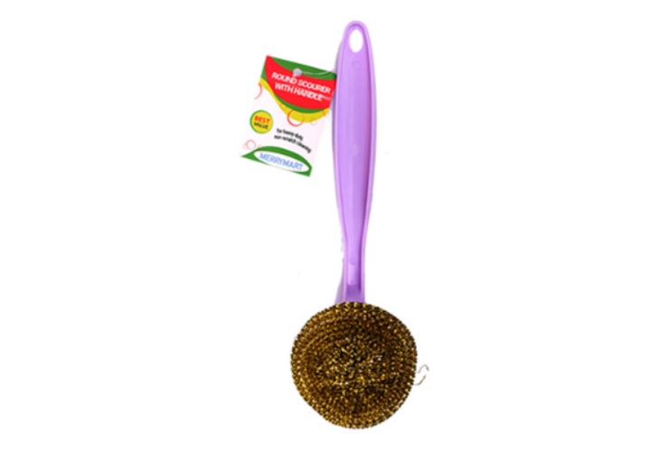 MerryMart Round Scourer with Handle