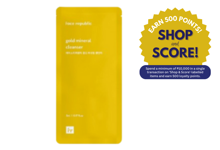 Face Republic Gold Mineral Cleanser 5mL (Shop & Score 500!)