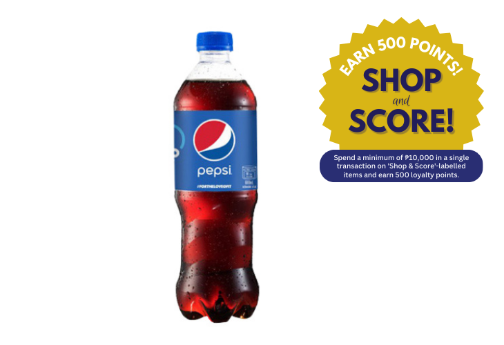 Pepsi Regular (PET) 500ml (Shop & Score 500!)