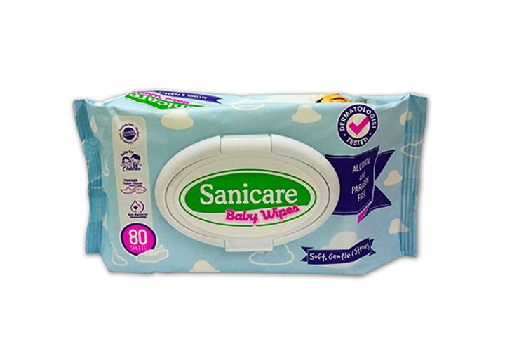 Sanicare Baby Wipes 80 Sheets