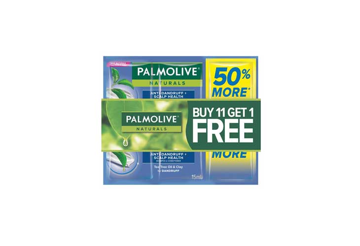 Palmolive Shampoo Anti-Dandruff Triple Chamber 11+1 15mL