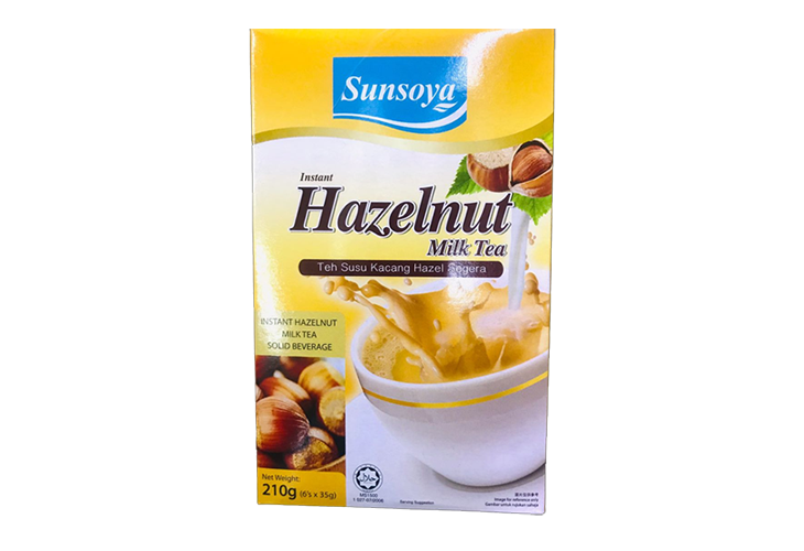 Sun Soya Milk Tea Hazelnut 210g x 6's