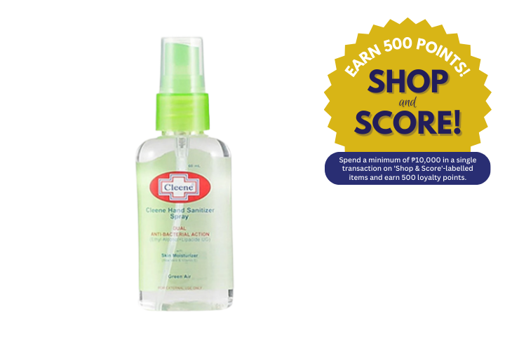 Cleene Hand Sanitizer Green Air 60ml (Shop & Score 500!)