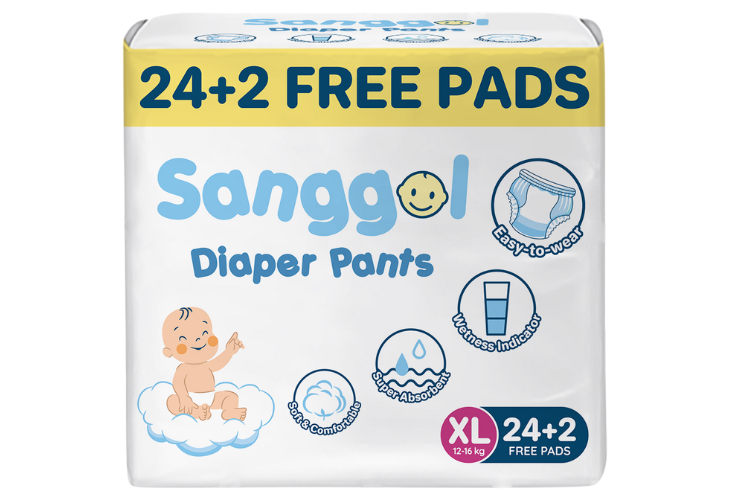 SANGGOL DISPOSABLE DIAPER PANTS  X-LARGE
