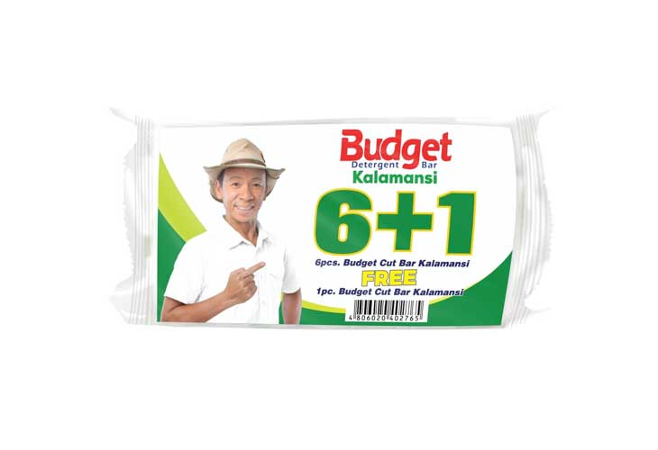 Budget Detergent Bar 120g- Kalamansi 6+1