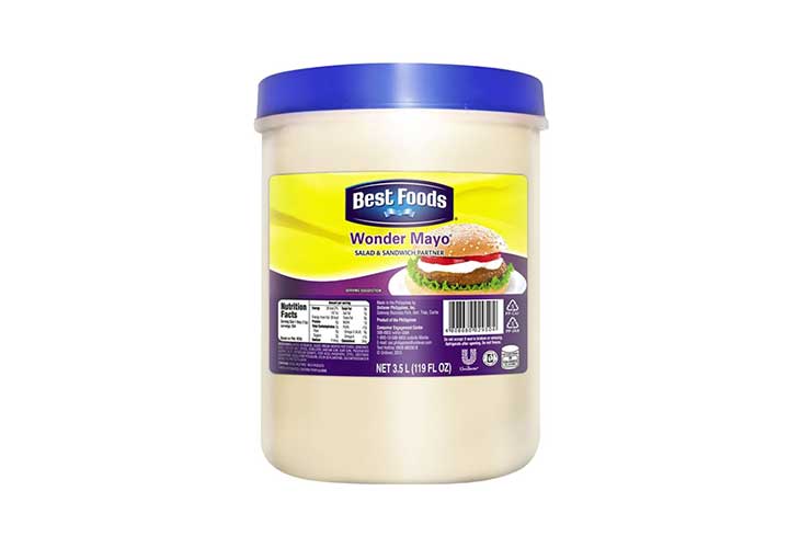 Best Food Regular Mayonnaise Wonder Mayo 3.5L