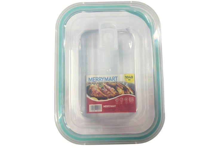 MerryMart Glass Food Container 1040ml