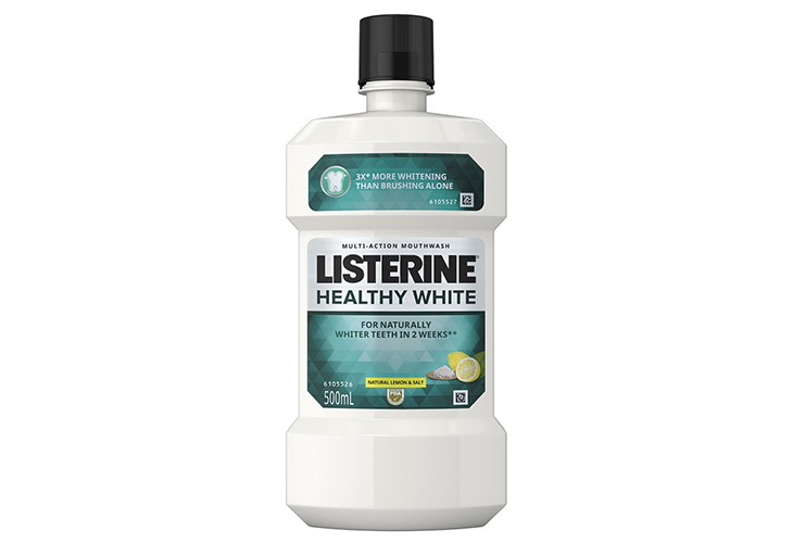 Listerine Healthy White Mouthwash 500ml