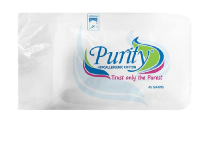 PURITY COTTON ROLL 45G TPR 15% OFF