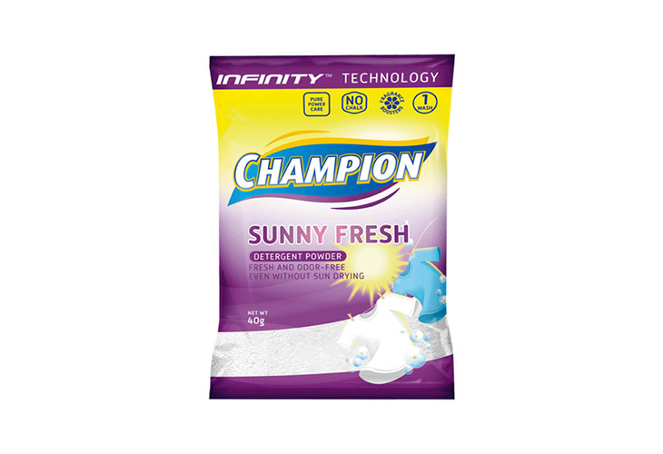 Champion Detergent Powder Sunny Fresh 35g 6s