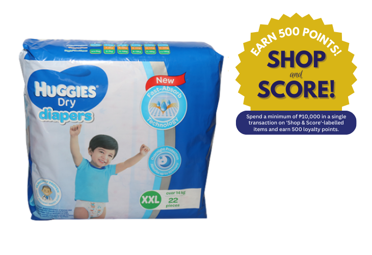 Huggies Diaper Dry Economy XXL (Shop & Score 500!)