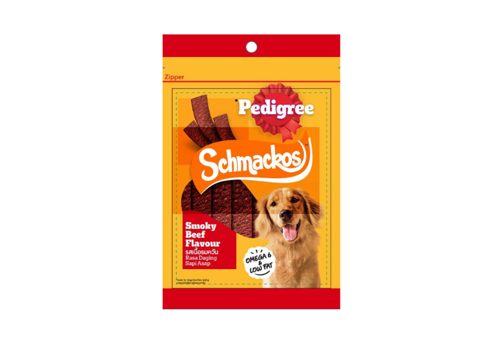 Pedigree Schmackos Smooky Beef Flavour 70g