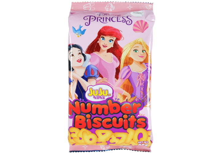Juju Number Biscuit Mar/Sof/Prin/Mcky 95g