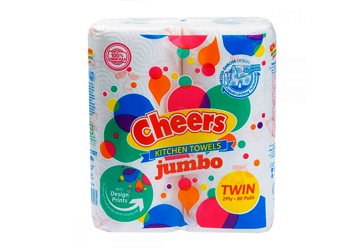 Cheers Jumbo Nested Twin by 2ply