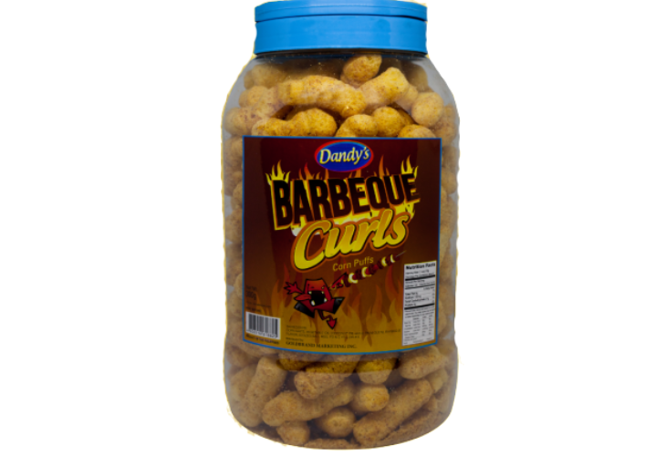 Dandy's Barbeque Curls Corn Puffs 300g