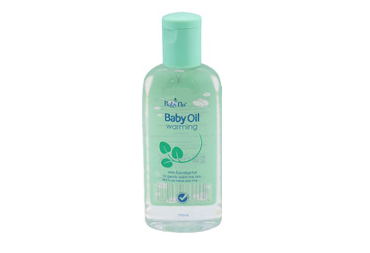 Babyflo Baby Oil Warming Green 100ml