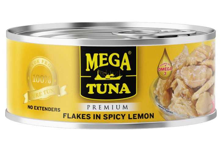 Mega Tuna Flakes Spicy Lemon EOC 180g