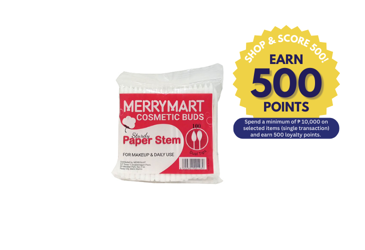MerryMart Cotton Buds PS Cosmetic Dual Tips (Shop & Score 500!)