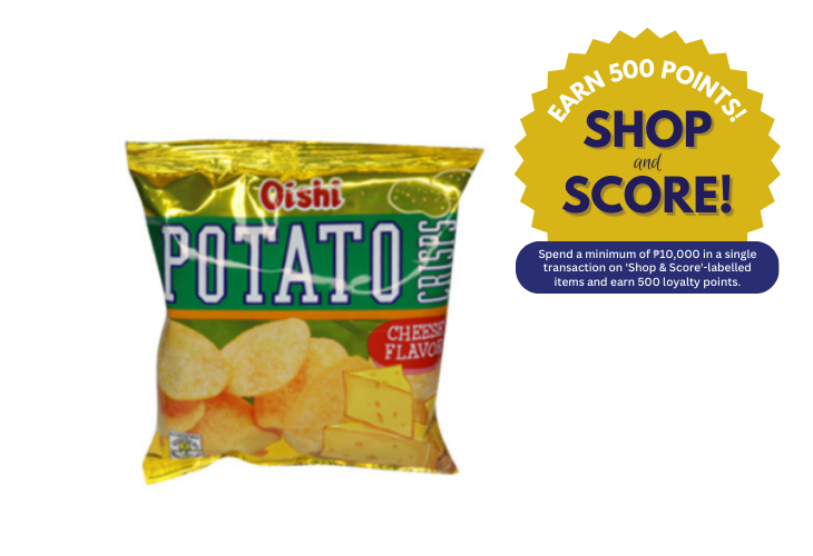 Oishi Potato Crisps Cheese 18g (Shop & Score 500!)